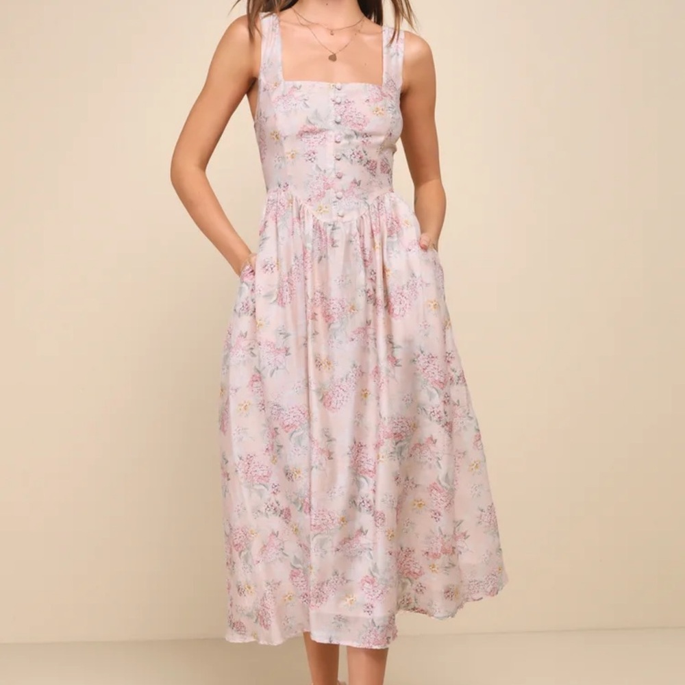 Floral midi dress